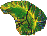 Lānaʻi island map